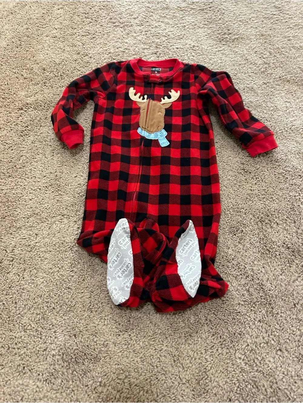 Boys Carters Fleece Footie Pajama Bundle Size 4T